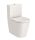 Roca Inspira Rimless falra tolható kompakt WC csésze 60x37,5 cm Bézs A342529650