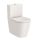 Roca Inspira Round Rimless falra tolható kompakt WC csésze 60x37,5 cm Bézs A342529650