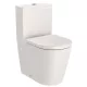 Roca Inspira Round Rimless falra tolható kompakt WC csésze 60x37,5 cm Bézs A342529650