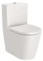 Roca Inspira Round Rimless falra tolható kompakt WC csésze 60x37,5 cm Bézs A342529650