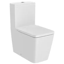   Roca Inspira Square falra tolható WC csésze Rimless matt fehér A342536620