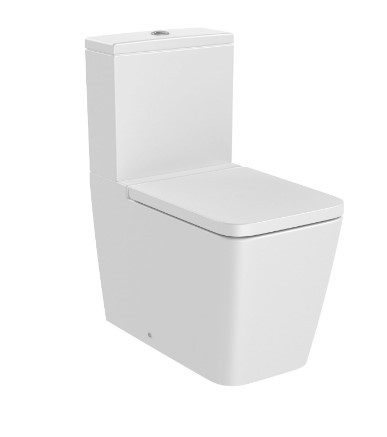 Roca Inspira Square falra tolható WC csésze Rimless matt fehér A342536620