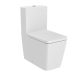 Roca Inspira Square falra tolható WC csésze Rimless matt fehér A342536620