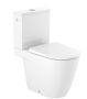 Roca Ona monoblokkos WC csésze 36x75 cm, vario kifolyóval, Rimless, fehér A342687000