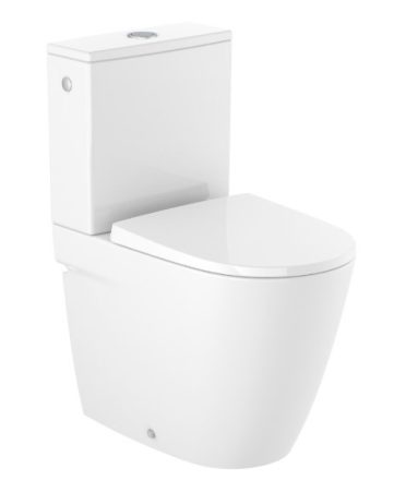 Roca Ona Kompakt Monoblokkos WC csésze vario kifolyóval, Rimless, fehér A342688000