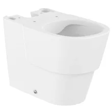   Roca Tura Rimless álló WC csésze vario kifolyással, matt fehér A342697620