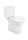 Roca Debba Round monoblokkos WC csésze, Rimless, vario lefolyóval A34299P000