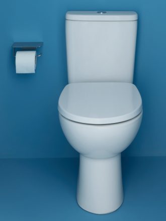 Roca Victoria perem nélküli monoblokk WC csésze rögzítővel, fehér A342V03000