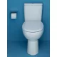 Roca Victoria perem nélküli monoblokk WC csésze rögzítővel, fehér A342V03000