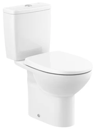 Roca Victoria öblítőperem nélküli monoblokk WC csésze, fehér A342V04000