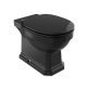 Roca Carmen Rimless WC csésze, vario kifolyással, fekete A3440A9560