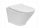 Roca The Gap Round Compact 48 cm fali WC-csésze, Rimless, fehér A3460NB000