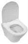 Roca The Gap Round Compact 48 cm fali WC-csésze, Rimless, fehér A3460NB000