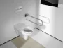 Roca Access mozgáskorlátozott fali WC csésze, hátsó kifolyású A346237000