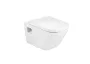 Roca The Gap Square fali WC csésze Soft Close ülőkével, RO-A346477000-SET1