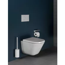   Roca Gap Square Compacto fali WC szésze 48x34 cm, peremnélküli, fehér A34647A000