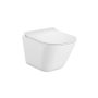 Roca Gap Square Compacto fali WC szésze 48x34 cm, peremnélküli, fehér A34647A000