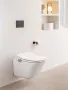 Roca Gap Square Compacto fali WC szésze 48x34 cm, peremnélküli, fehér A34647A000