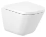 Roca Gap Square Compacto fali WC szésze 48x34 cm, peremnélküli, fehér A34647A000