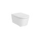 Roca Inspira Round fali WC csésze 56x37 cm, rimless, matt fehér A346527620