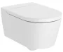 Roca Inspira Round fali WC csésze 56x37 cm, rimless, matt fehér A346527620
