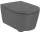 Roca Inspira Round fali WC csésze 56x37 cm, rimless, onyx szín A346527640