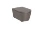 Roca Inspira Round fali WC csésze 56x37 cm Rimless Kávé szín A346527660