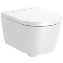   Roca Inspira Round kompakt fali WC-csésze 48x37 Rimless fehér A346528000