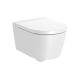 Roca Inspira Round kompakt fali WC-csésze 48x37 Rimless fehér A346528000