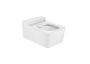 Roca Inspira Square Rimless fali WC csésze, fehér A346537000