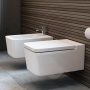 Roca Inspira Square Rimless fali WC csésze, fehér A346537000