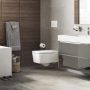 Roca Inspira Square Rimless fali WC csésze, fehér A346537000