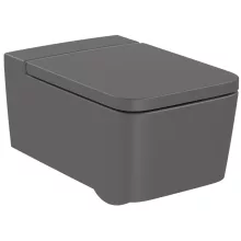 Roca Inspira Square Rimless fali WC csésze, onyx A346537640