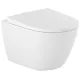 Roca Ona Rimless mélyöblítésű fali WC-csésze 36x48 cm, hátsó kifolyással, matt fehér A346688620