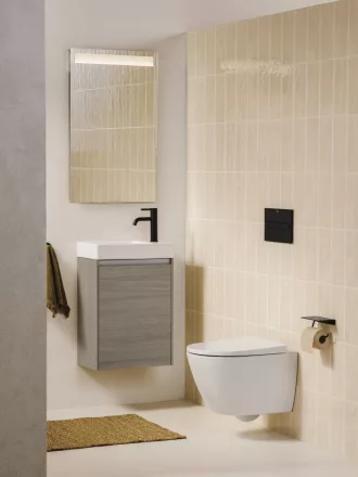 Roca Ona mélyöblítésű kerámia fali WC Vortex öblítéssel fehér