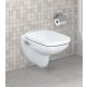 EGYEDI ÁR Roca Debba Square fali kerámia WC csésze 355x540, rögzítőszettel A346997000
