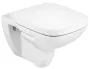 Roca Debba Square fali kerámia WC csésze 355x540, rögzítőszettel A346997000