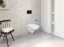 Roca Debba Square fali kerámia WC csésze 355x540, rögzítőszettel A346997000