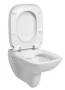 Roca Debba Square Rimless fali kerámia WC csésze mélyöblítésű A34699L000
