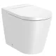 Roca Inspira Round álló WC csésze 56x37 vario kifolyással Rimless fehér A347526000