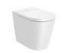 Roca Inspira Round álló WC csésze 56x37 vario kifolyással Rimless fehér A347526000