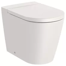  Roca Inspira Round álló WC csésze 56x37 vario kifolyással Rimless bézs A347526650