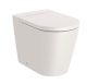 Roca Inspira Round álló WC csésze 56x37 vario kifolyással Rimless bézs A347526650