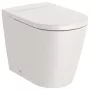 Roca Inspira Round álló WC csésze 56x37 vario kifolyással Rimless bézs A347526650