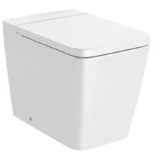   Roca Inspira Square álló WC csésze 56x37 vario kifolyással Rimless fehér A347537000