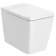 Roca Inspira Square álló WC csésze 56x37 vario kifolyással Rimless fehér A347537000