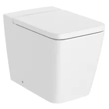   Roca Inspira Square álló WC csésze 56x37 vario kifolyással Rimless matt fehér A347537620