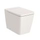 Roca Inspira Square álló WC csésze 56x37 vario kifolyással Rimless bézs A347537650