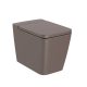 Roca Inspira Square álló WC csésze 56x37 vario kifolyással Rimless kávé szín A347537660