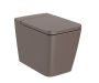 Roca Inspira Square álló WC csésze 56x37 vario kifolyással Rimless kávé szín A347537660